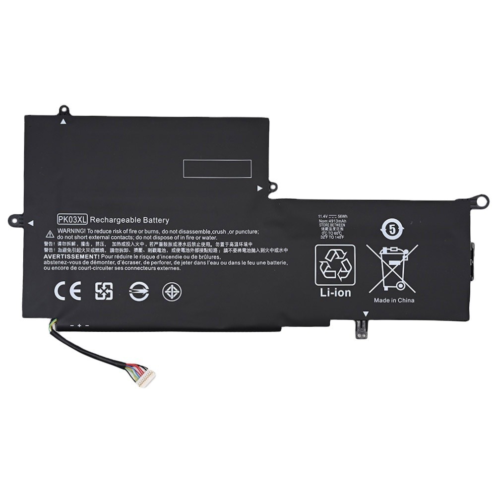11.4v 56wh Pk03xl Laptop Battery For Hp Spectre Pro X360 Spectre 13 Hstnn-db6s 6789116-005 Notebook