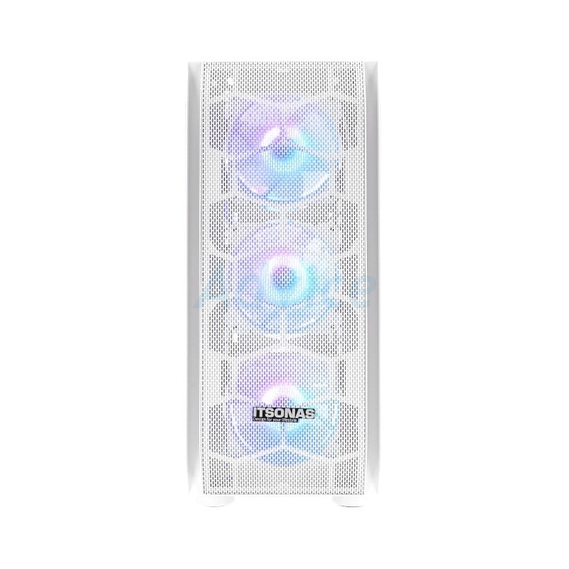 ITSONAS E-ATX CASE (NP)  TANK ARGB TG WHITE - A0154401