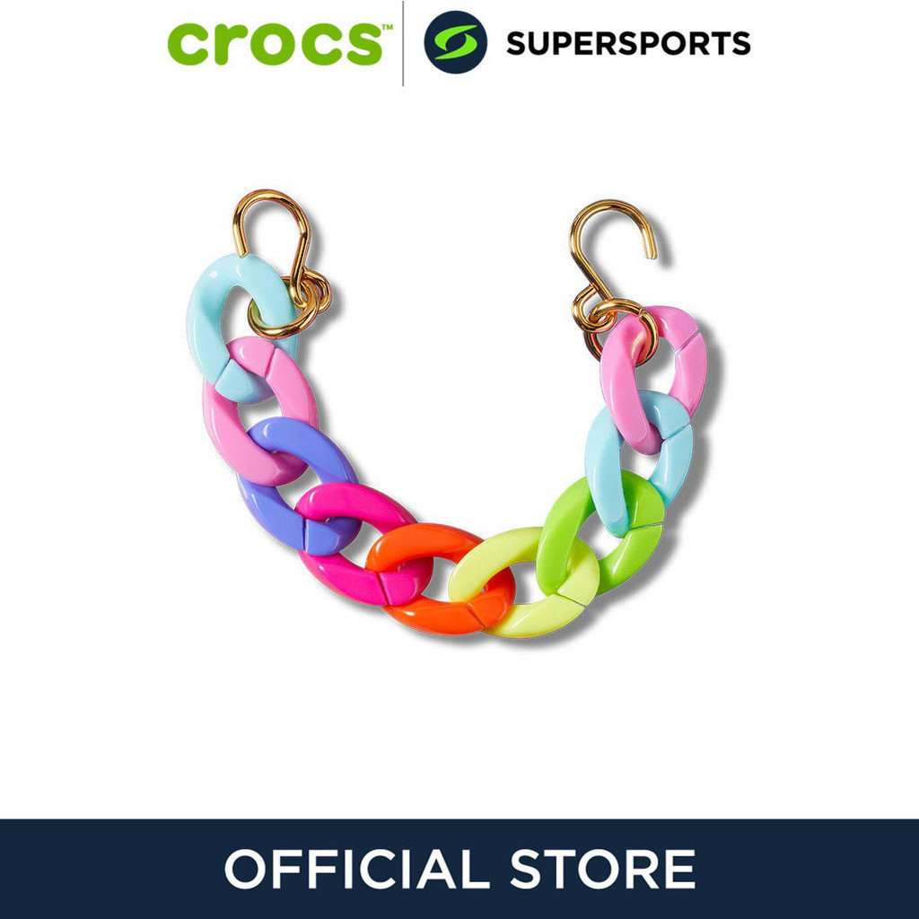 CROCS Jibbitz Rainbow Strap Chain ตัวติดรองเท้า
