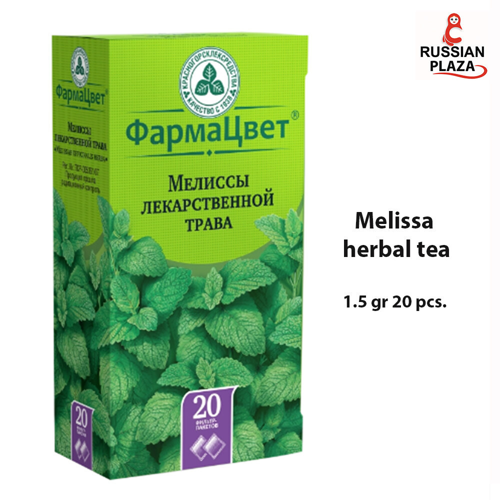 Melissa herbal tea 1.5 g x 20 pcs. / Melissa Herbal tea 1.5 g x 20 pcs. / FC / Russian Plaza