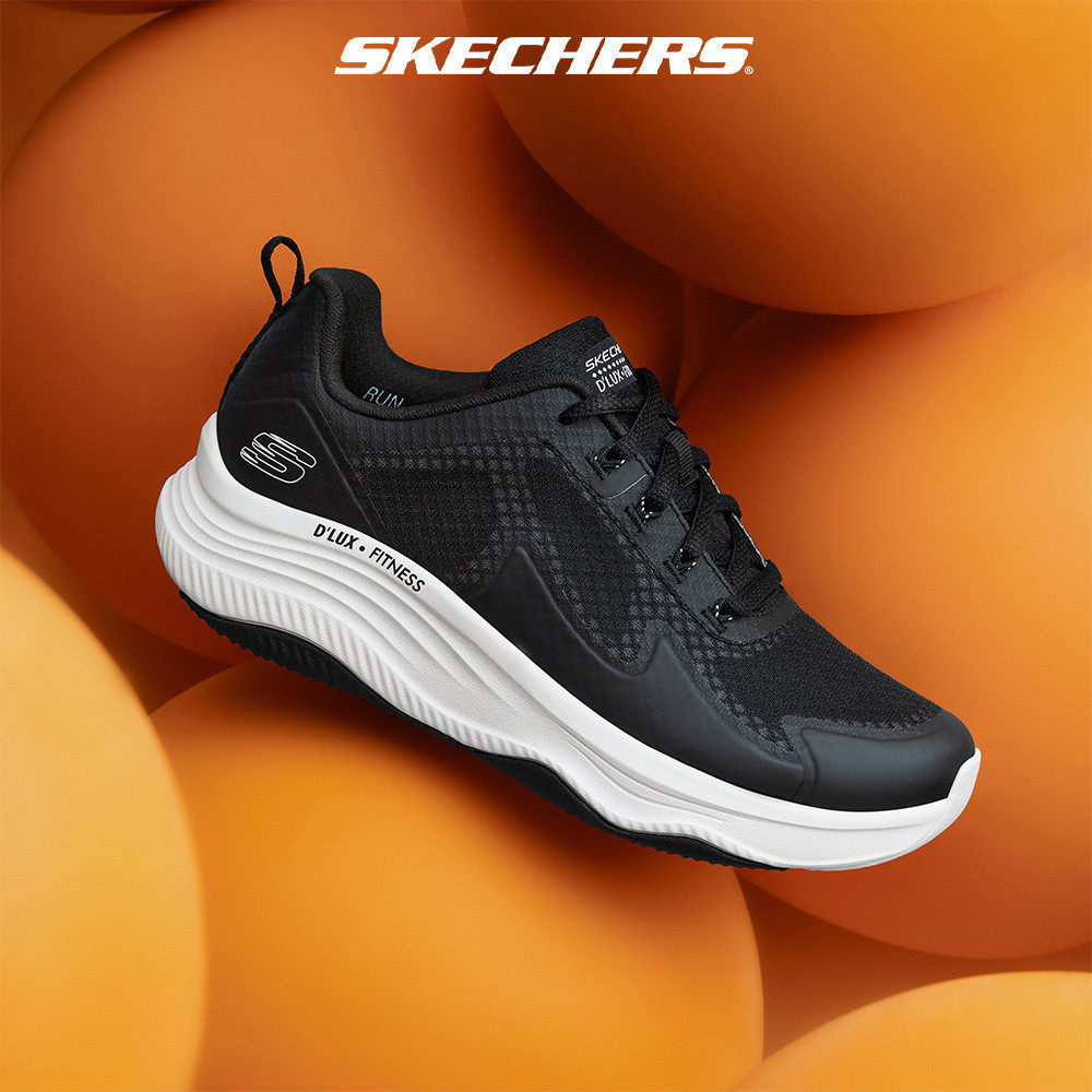 Skechers สเก็ตเชอร์ส รองเท้า ผู้หญิง Sport D'Lux Fitness Shoes - 149899-BKW