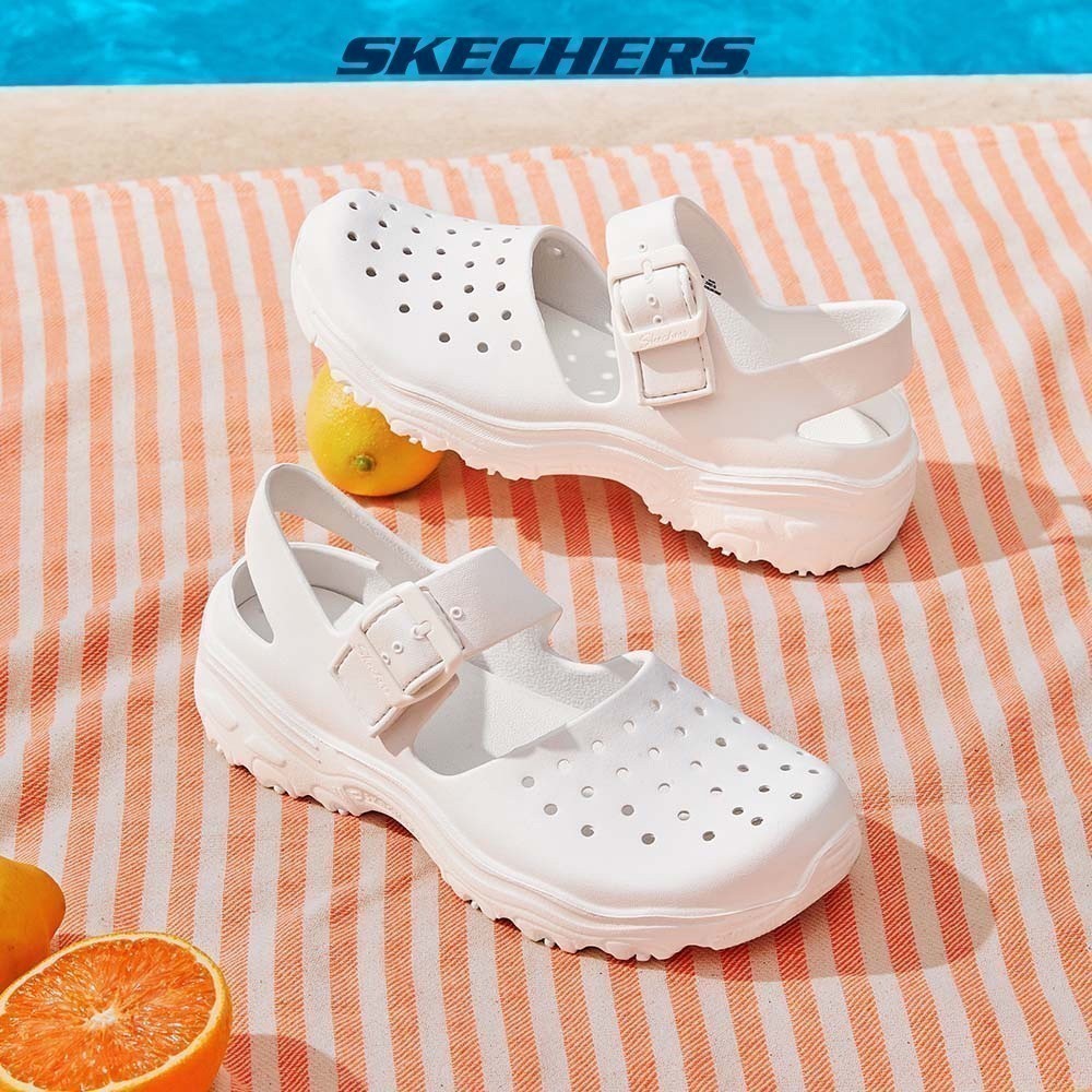 Skechers สเก็ตเชอร์ส รองเท้าแตะ ผู้หญิง Foamies D'Lites 2.0 Sandals - 111247-WHT