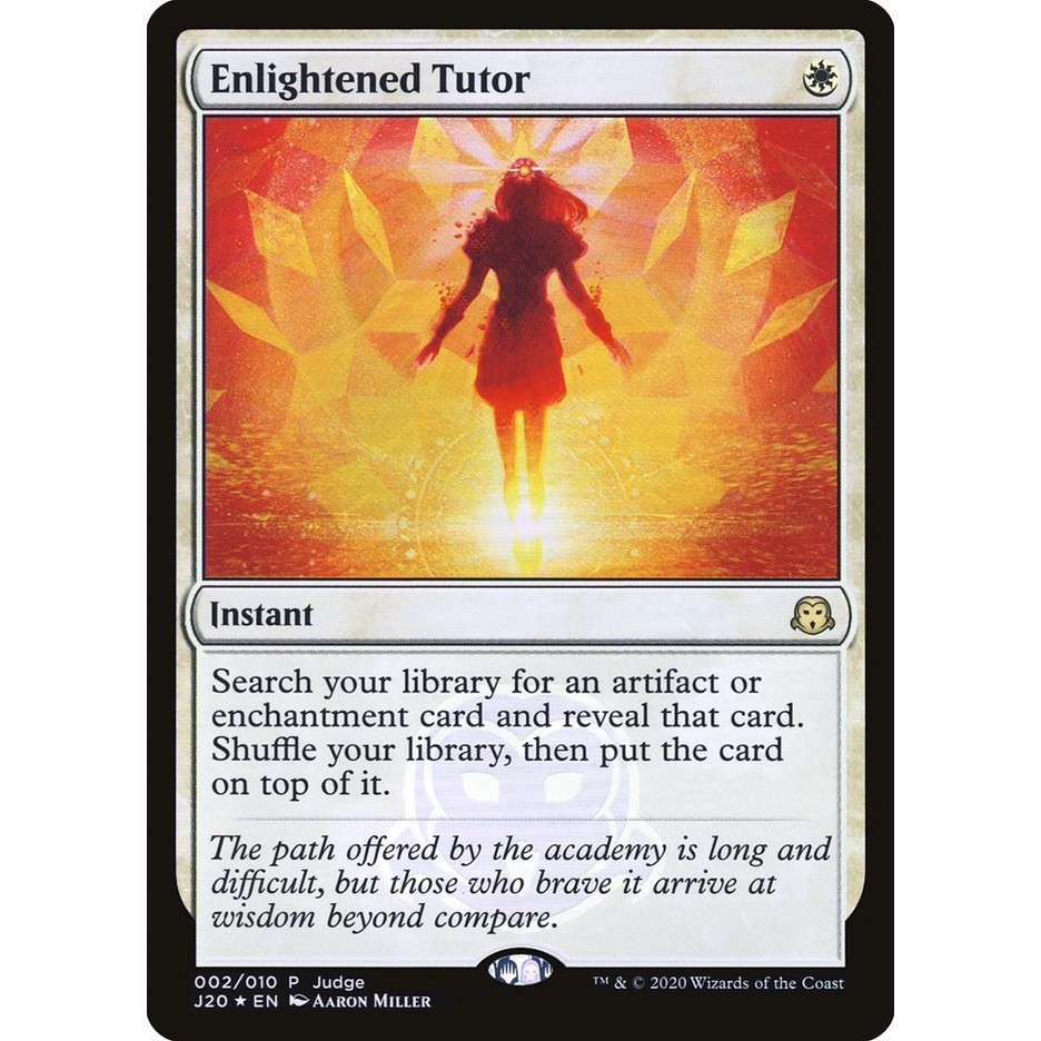 [Promotional judge Foil]  - [Enlightened Tutor] - (S)