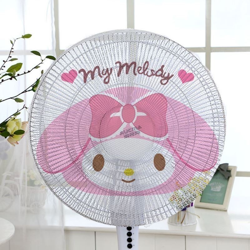 ส่งไว!  ⭐⭐⭐ H340 (มีขนาดใหญ่) ที่ครอบพัดลม ตาข่ายคลุมพัดลม กันเด็กเอานิ้วแหย่ ขนาด 14-32นิ้ว (เชือกรูด)