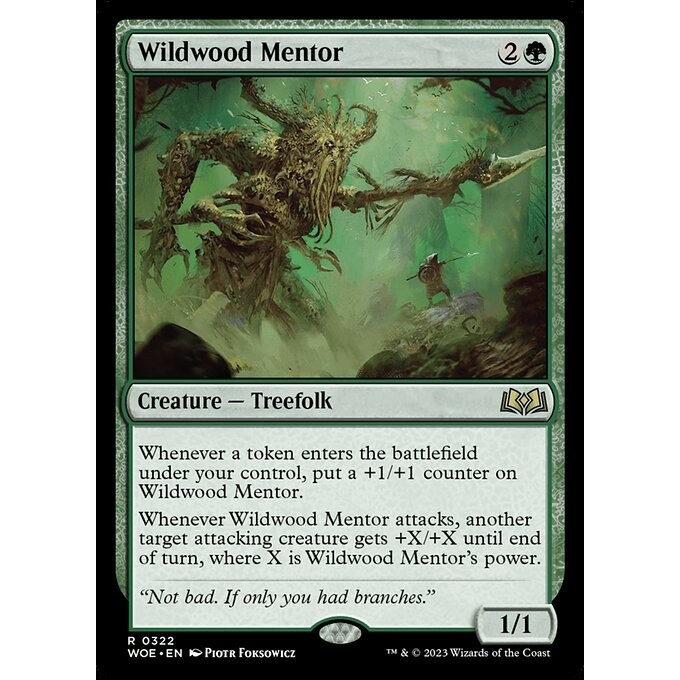 [Wilds of Eldraine] - [WOE] - (R) -[Wildwood Mentor] -  [2023]