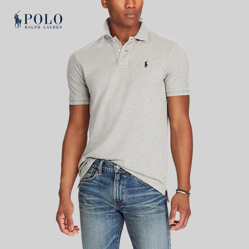 Polo Ralph Lauren POLO เสื้อโปโล รุ่น MNPOKNI1N820483 สี 050 LIGHT/PASTEL GREY-050
