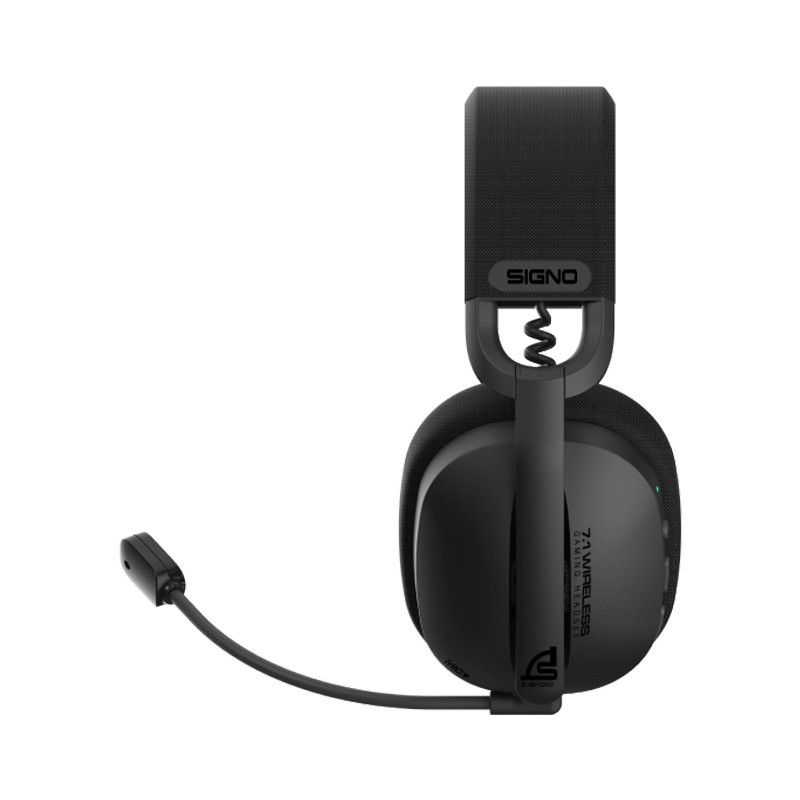SIGNO  A0155493 - WIRELESS HEADSET (7.1)  WP-601BLK MARLOS BLACK - A0155493