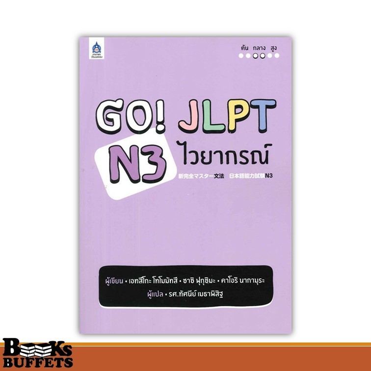 หนังสือ GO! JLPT N3 ไวยากรณ์ ผู้เขียนเอทสึโกะ โทโมมัทสึ  สนพ.สมาคมส่งฯไทย-ญี่ปุ่น ,BK03