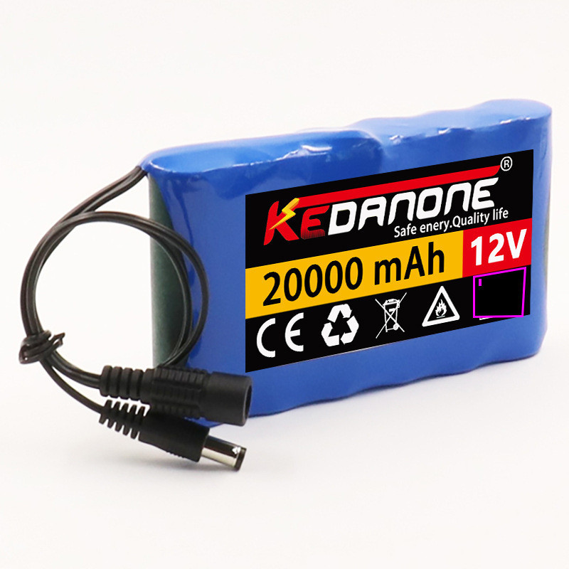 12V20AH /30AH Rechargeable lithium-ion battery LEDLamp Solar Rechargeable Battery +Charger