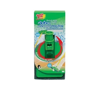 3M รีฟิลหัวไม้ขัดพื้นและผนังพร้อมใยขัดสีเขียว Scotch Brite