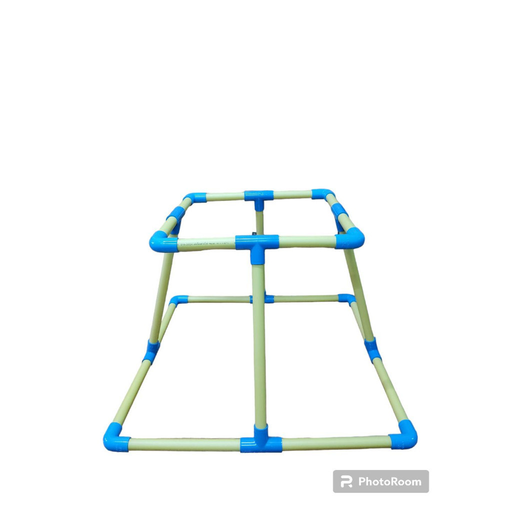 มีโค้ดส่งฟรี รถหัดเดินเด็ก (สีฟ้าขาว) พีวีซีหัดเดินเด็ก อุปกรณ์ช่วยหัดเดินเด็ก (ฟรี!! กาวร้อน) DIY จากท่อ PVC พร้อมส่ง - รูปที่ 3