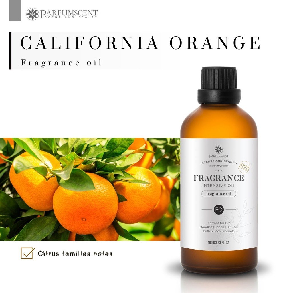 PARFUMSCENT หัวน้ำหอม California Orange Fragrance Oil