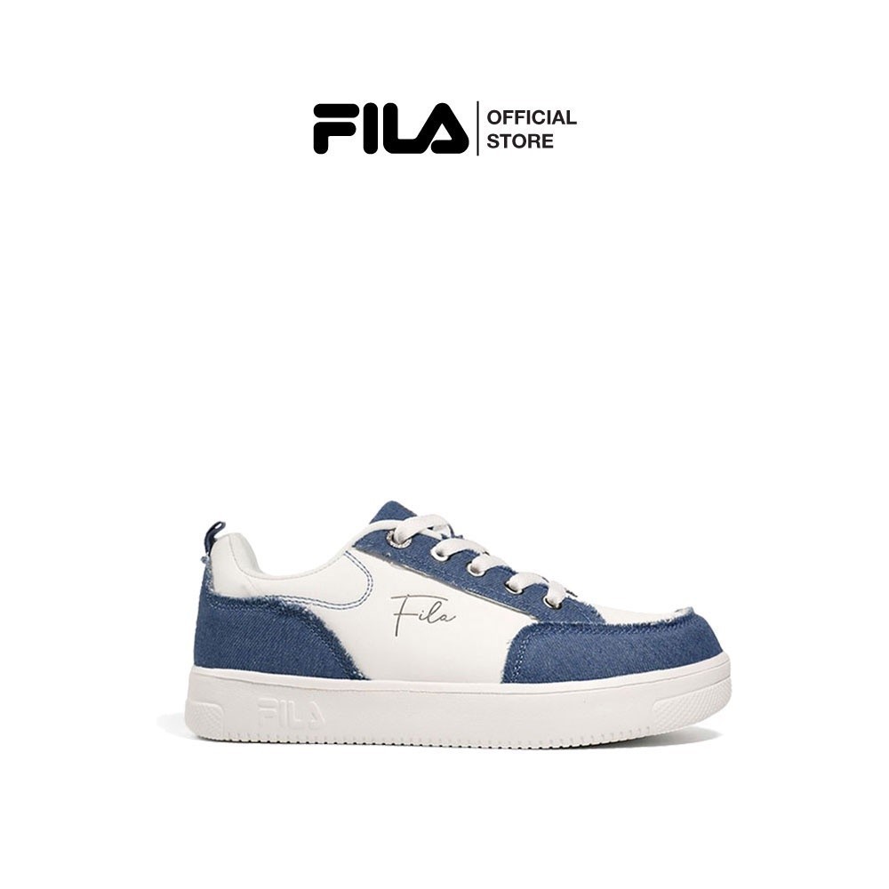 FILA รองเท้าผ้าใบผู้หญิง Denim Ibis รุ่น CFA230706W - WHITE