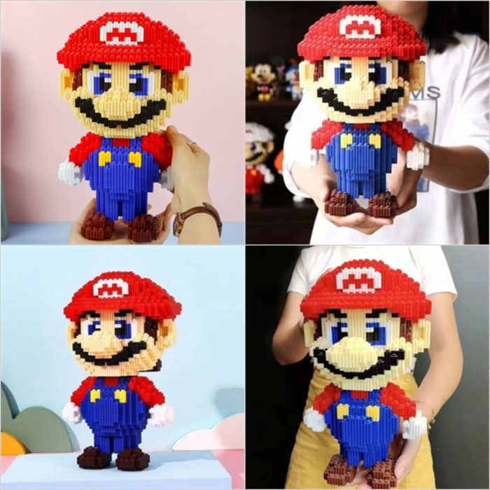 ของเล่นเด็กผู้ชาย Red Mary ขายร ้ อนของเล ่ นเด ็ ก Luffy ราคาถูก Self-Assembled Green Mary  การประกันคุณภาพ