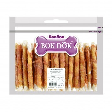 (CK83P)Bok dok(บ็อกด็อก) ไก่พันครันชี่เล็ก (50ชิ้น/แพ็ค)(ถุงซิปใส)