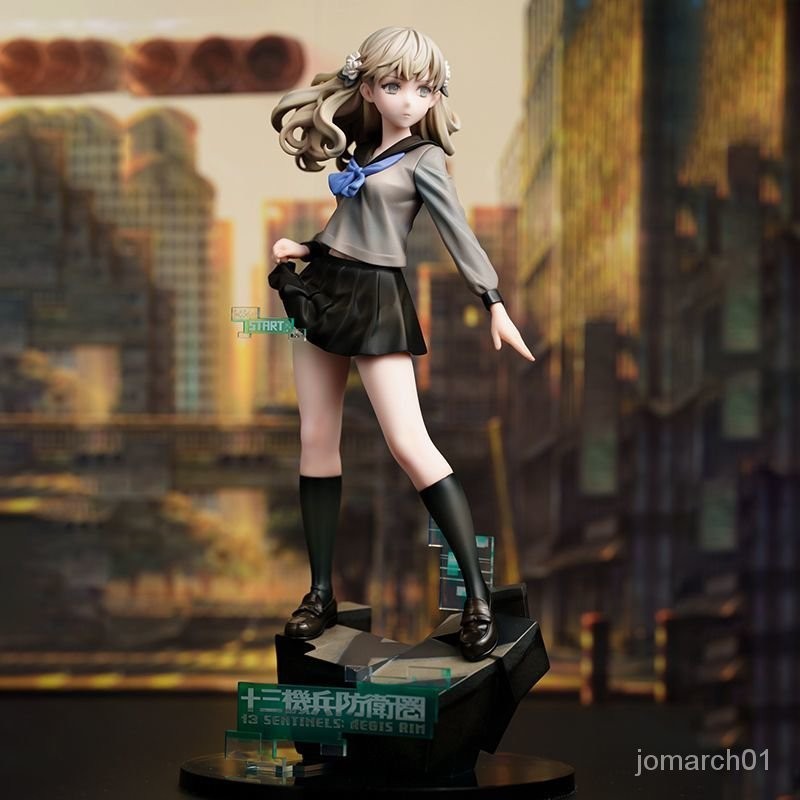 เกม 13 Sentinels: Aegis Rim  เกม Dongzaka Five Hundred LiFuyusaka Iori โมเดลตัวละครยืน อุปกรณ์ต่อพ่ว