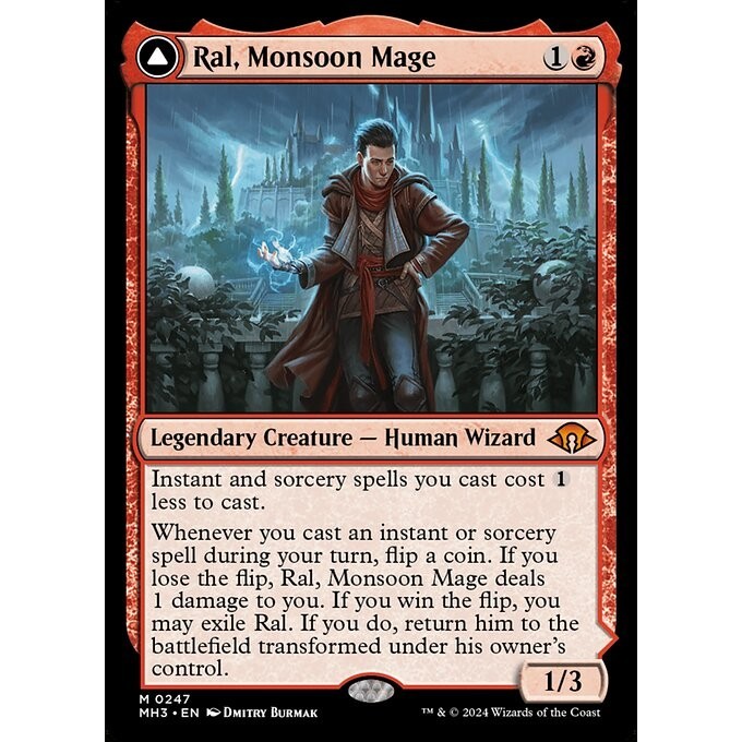 [Modern Horizons 3] - [MH3] - (M) -[Ral, Monsoon Mage // Ral, Leyline Prodigy] - [2024]