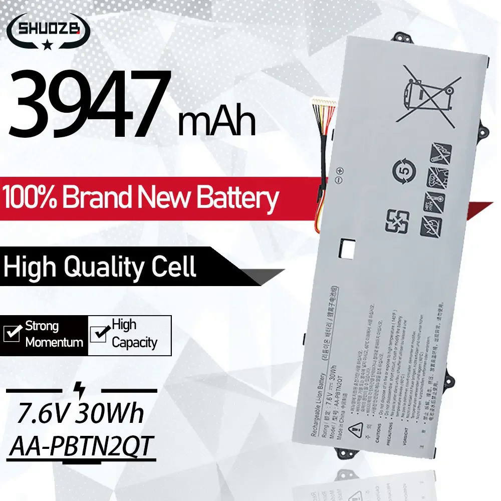 NEW AA-PBTN2QT Laptop Battery For Samsung NOTEBook 9 13.3 NP900X3N K02US K03US K04US K01US NP900X3NI