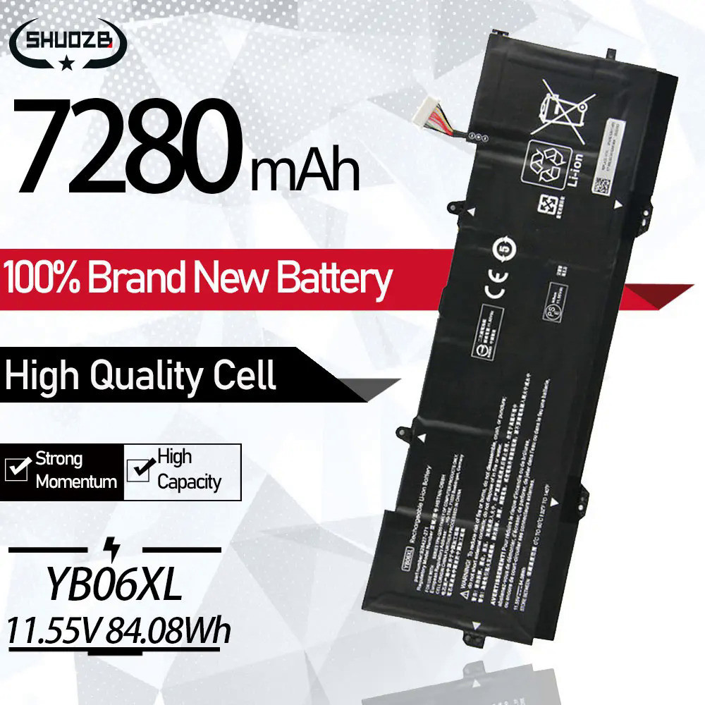 YB06XL HSTNN-DB8H 3ICP5/50/83-2 Battery For HP Spectre X360 15-CH000 15-ch011dx CH000NO CH004NB 9284