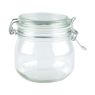 KECH ขวดโหลแก้วฝาสปริง CLEAR 0.6 ลิตร จัดส่งโดย HomePro