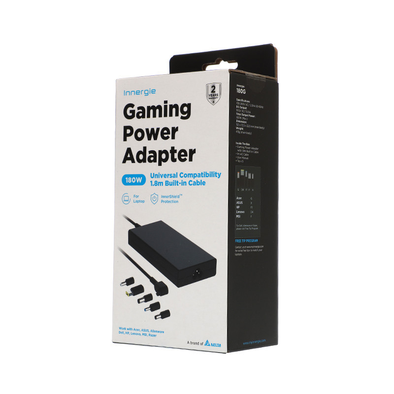 INNERGIE Adapter NB Universal 180W ING-ADP-180TBFZU (BLACK) - A0129714