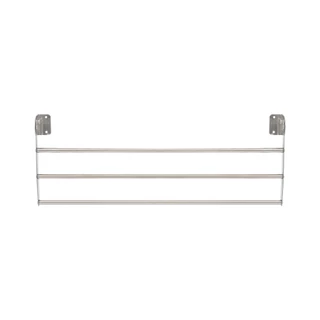 PLIM ราวติดผนังสเตนเลสพับได้ 3 เส้น 80cm จัดส่งโดย HomePro