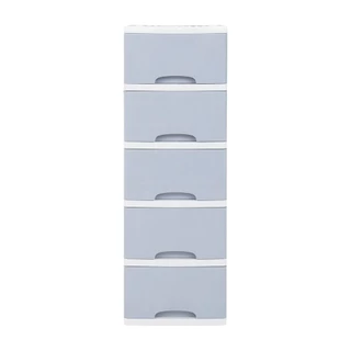 STACKO ตู้ลิ้นชัก 5 ชั้น KS-515G 36x43.5x108 ซม. สีเทา จัดส่งโดย HomePro