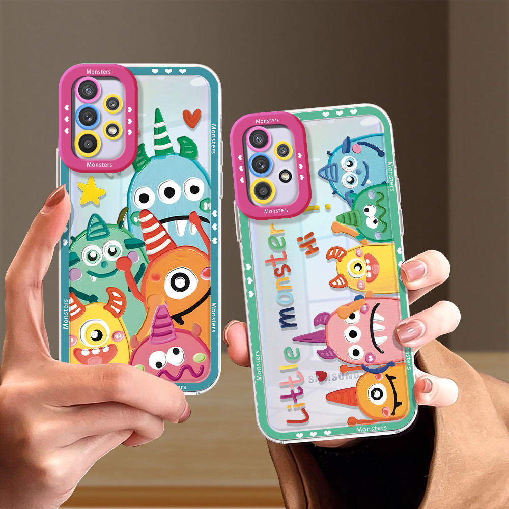 มอนสเตอร์เล็ก ๆ เคส Samsung Galaxy a53 a52 a52s a51 a50s a50 a33 a32 a30s a30 4G 5G h3m1007