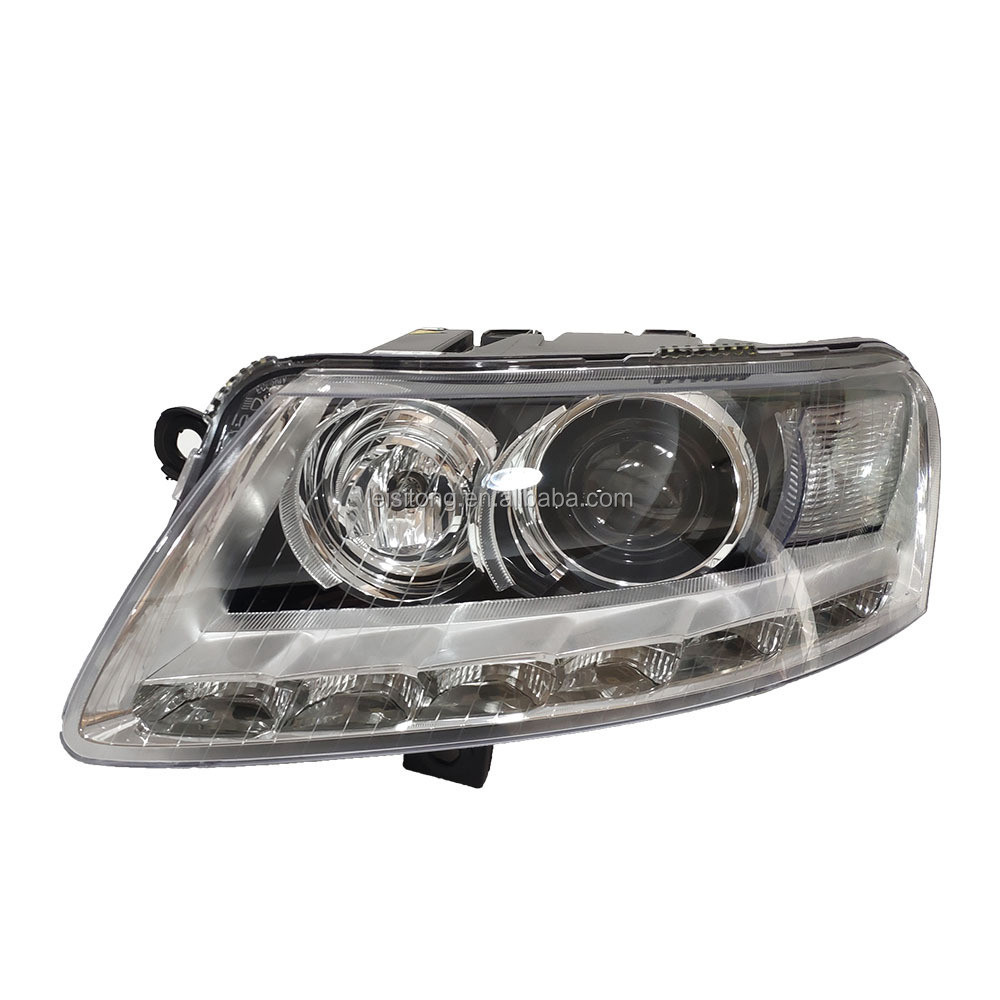 car Headlight FOR 2009-2012 AUDI A6L C6 HID Headlamp LED DRL