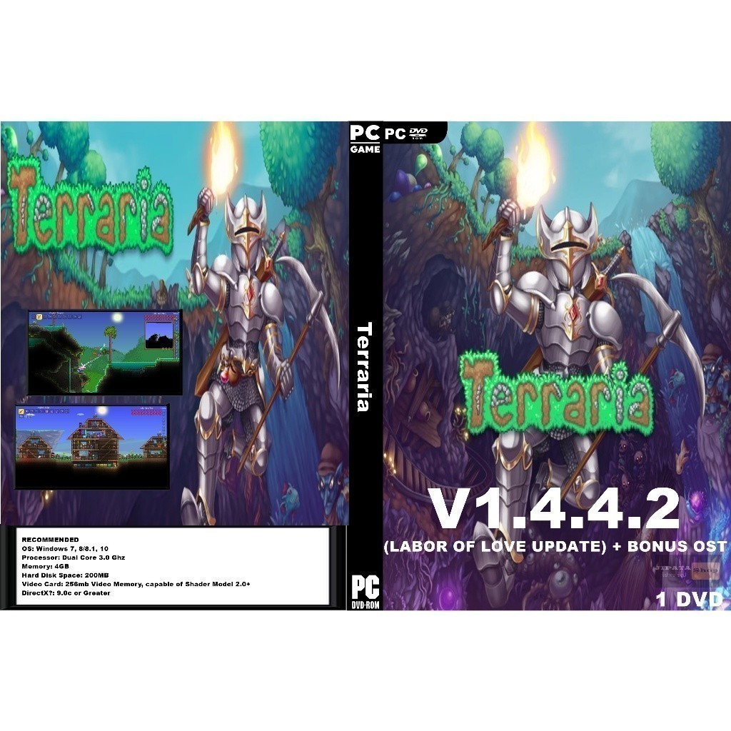 แผ่น Game PC Terraria (1DVD)