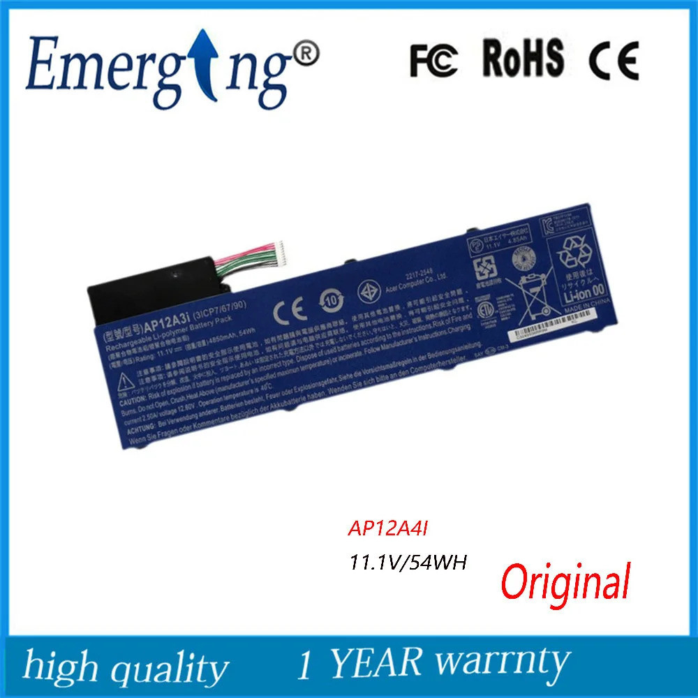 11.1V ใหม่ AP12A3i แล็ปท็อปแบตเตอรี่สำหรับ Acer Timeline Ultra U M3 M5-481TG M5 M3-581TG 1 MA50