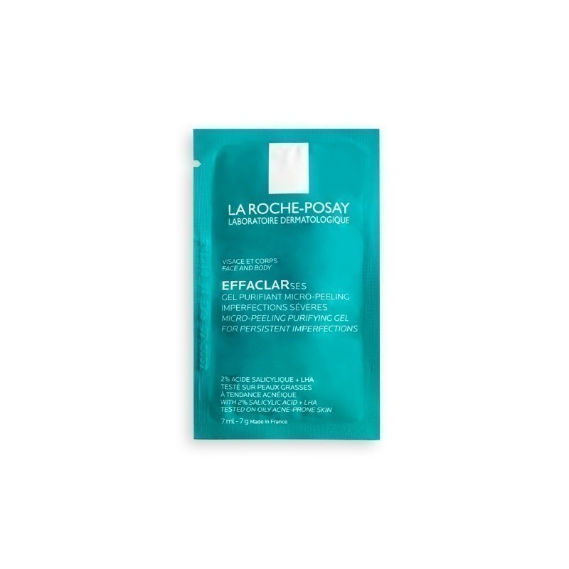 [Gift] ลา โรช-โพเซย์ La Roche-Posay Effaclar Micro-Peeling Gel เจลทำความสะอาดผิว สำหรับผิวมันเป็นสิว 7ml.(โฟมล้างหน้า ลดสิว) [สินค้าสมนาคุณงดจำหน่าย]
