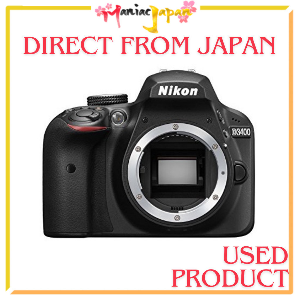 [ กล้องมือสองจากญี่ปุ่น ] [ กล้อง DSLR ] Nikon D3400 Digital SLR Camera Body Black D3400BK