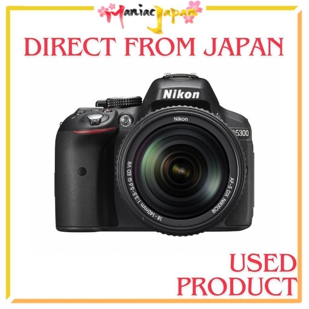 [ กล้องมือสองจากญี่ปุ่น ] [ กล้อง DSLR ] Nikon D5300 18-140VR Lens Kit Black D5300LK18-140VRBK