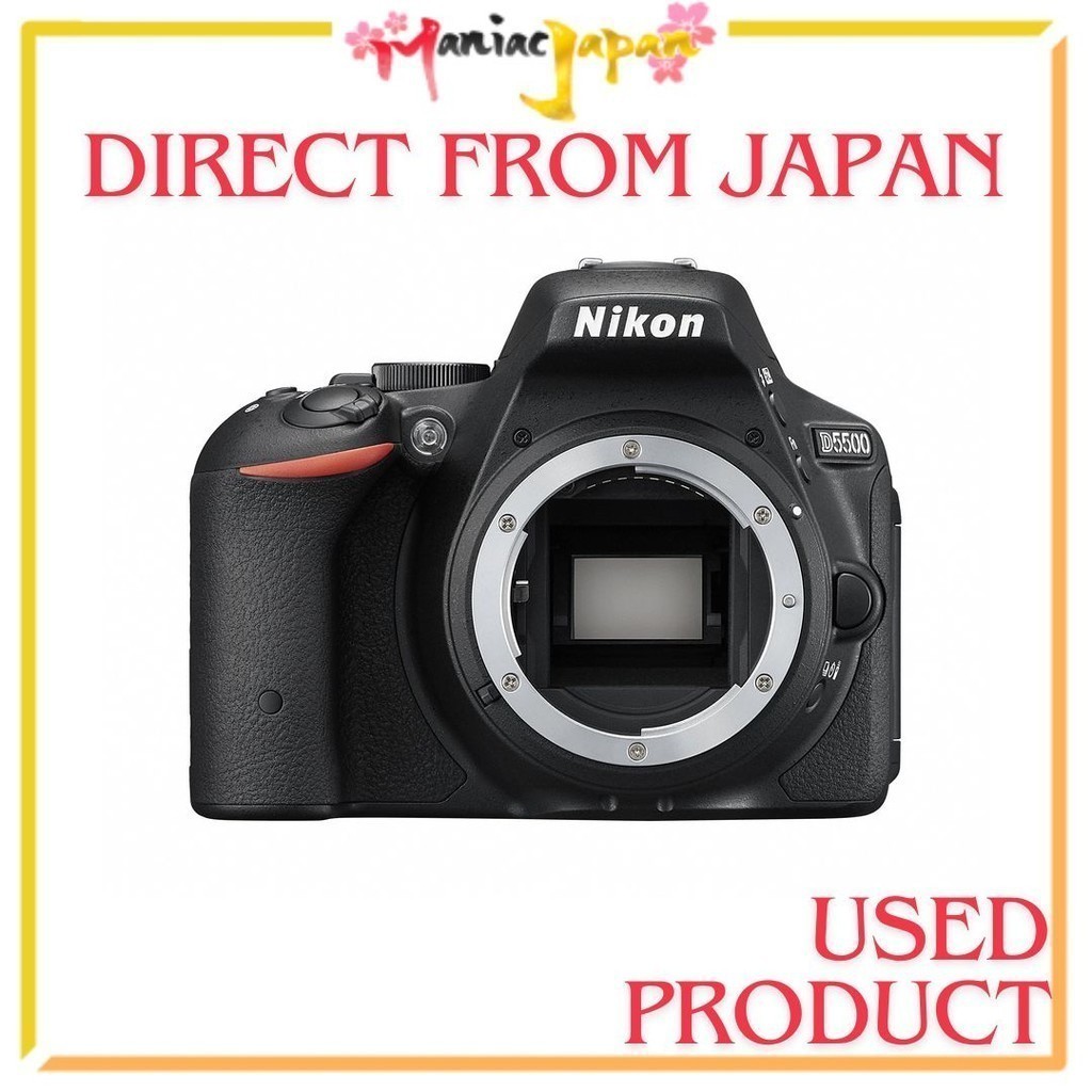 [ กล้องมือสองจากญี่ปุ่น ] [ กล้อง DSLR ] กล้องดิจิตอล SLR ของ Nikon D5500 Body Black 24.16 ล้านพิกเซ