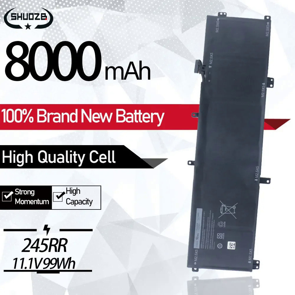 New 245RR H76MV Laptop Battery For Dell XPS 15 9535 9530 for DELL Precision M3800 Y758W 0H76MY 07D1W