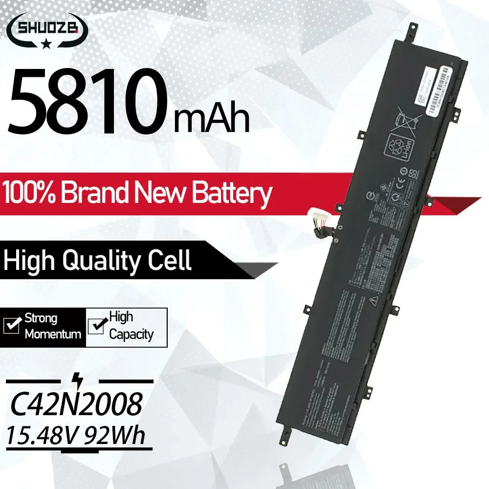 C42N2008 0B200-03840000 Laptop Battery For Asus ZenBook Pro Duo 15 OLED UX582 UX582LR Series UX582LR