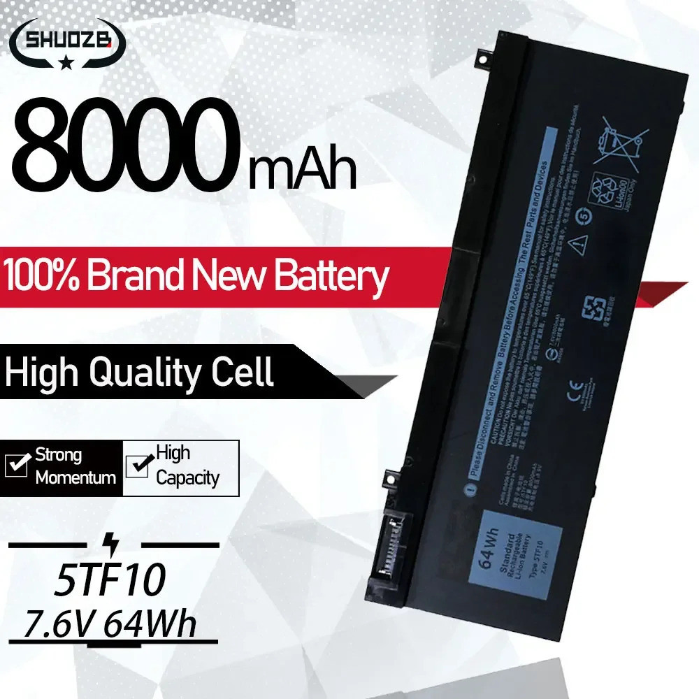 New 5TF10 7M0T6 Laptop Battery For Dell Precision 7730 7740 7530 7540 P34E P74F P34E001 P34E002 P74F
