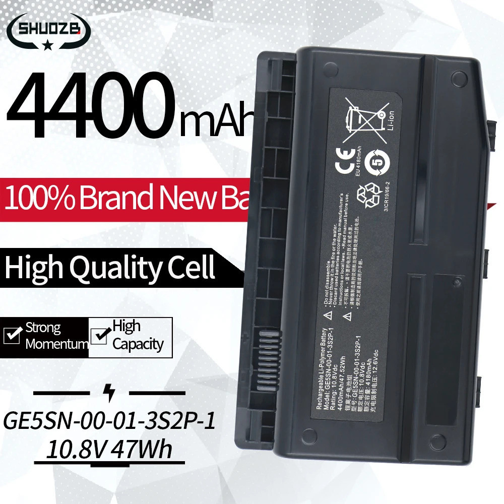 New GE5SN-03-12-3S2P-0 Laptop Battery For MECHREVO X7Ti-S X6Ti X6TI-S X6Ti-M2 X6Ti-H X6Ti-E3 F117-F1