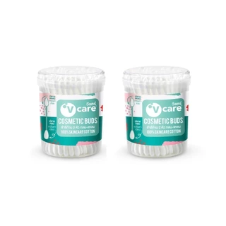 V CARE วีแคร์ สำลีก้าน Cosmetic Buds 100 ก้าน