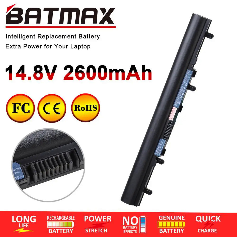 Batmax AL12A32/V5แบตเตอรี่แล็ปท็อปสำหรับ Acer Aspire 171 V5-431 V5-471 V5-531 V5-571PG AL12A32 V5-17