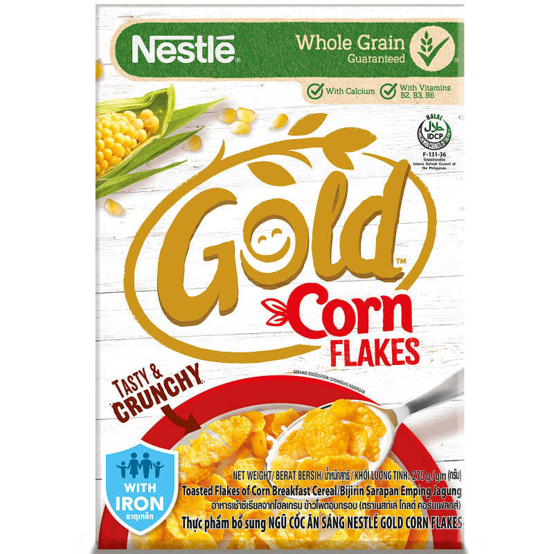 ส่งด่วน‼  เนสท์เล่อาหารเช้าคอร์นเฟลกส์ 275กรัม 🛵 Nestle Cereal Cornflakes 275g. 🚚 4800361005500