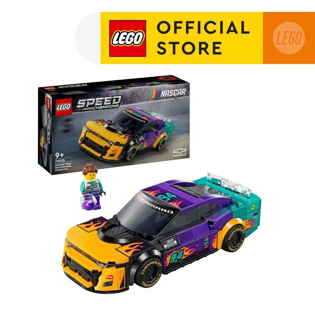 LEGO Speed Champions 76935 NASCAR Next Gen Chevrolet Camaro ZL1 (328 Pieces)