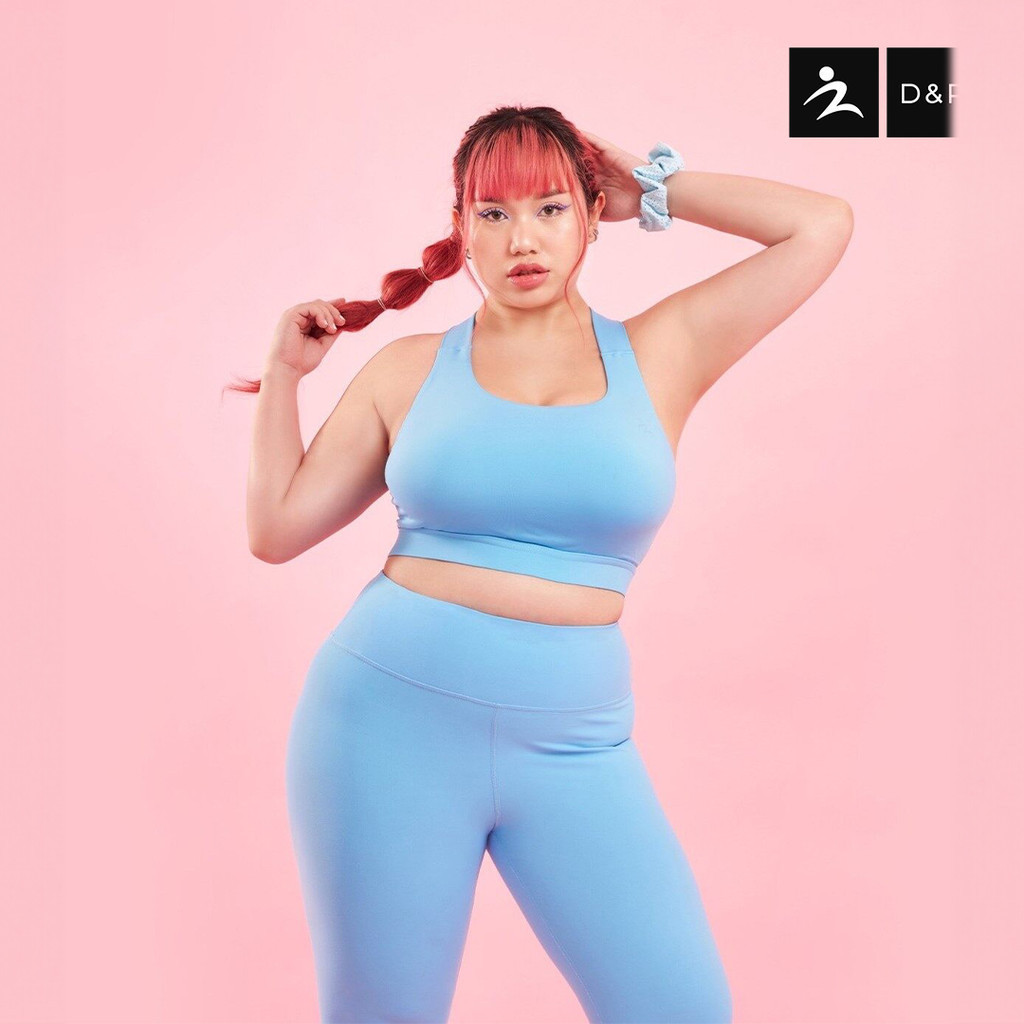 (Plus Size) D&P Sport Sports Bras Balance 3rd drop สปอร์ตบรา กระชับ ระบายอากาศได้ดี มีฟองน้ำ ถอดซักได้ D-8123