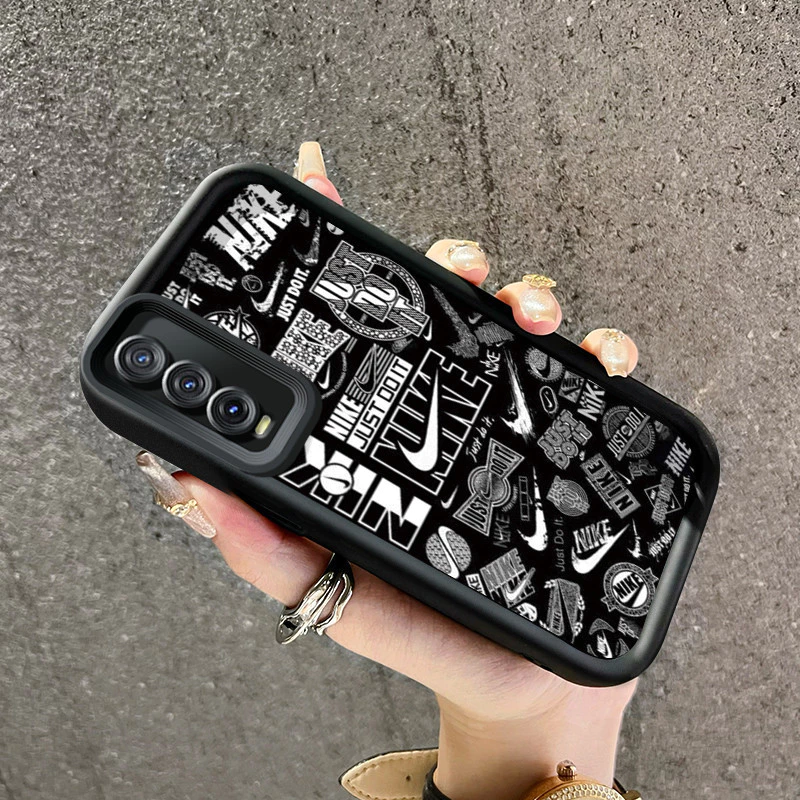 เคสสำหรับ VIVO Y20 Y20s Y20i Y20T Y12s Y12a Y30G Y11s เคสกระแสแฟชั่นกันกระแทก Silikon เคสป้องกันกล้องคลุมทั้งหมด