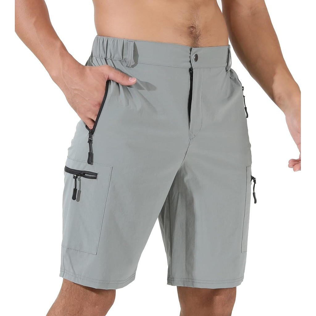 FashionMens Hiking Cargo Shorts Quick-Dry Outdoor Athletic Short Travel Fishing Golf Tactical Short 