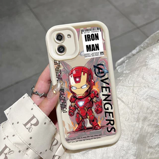 เคสสำหรับ Samsung Galaxy A03 เคสป้องกันลายฮักักและไอรอนแมนน่ารักดีไ
