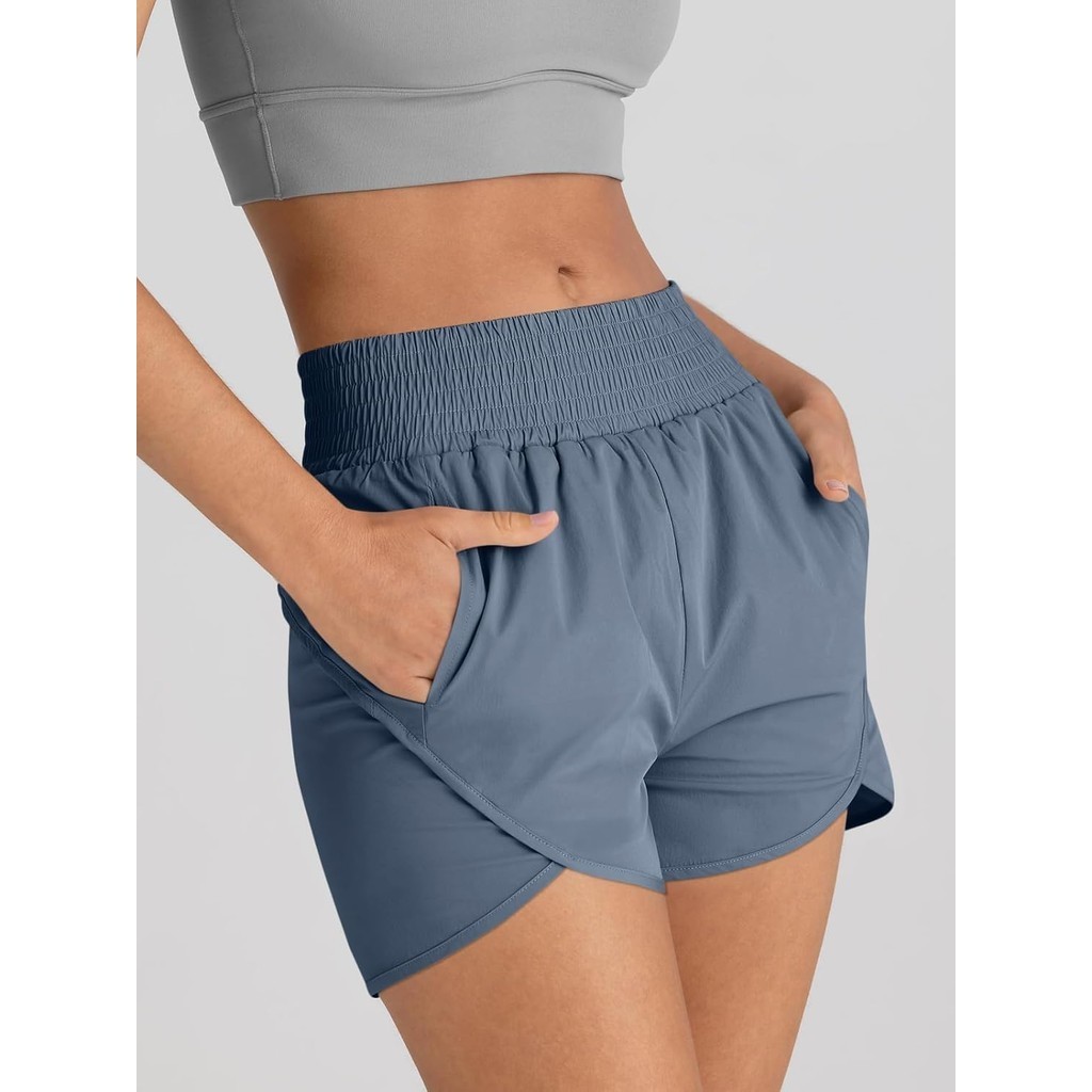 Personalized leisureFashion Trendsfashion AUTOMET Womens Athletic Shorts High Waisted Running Shorts