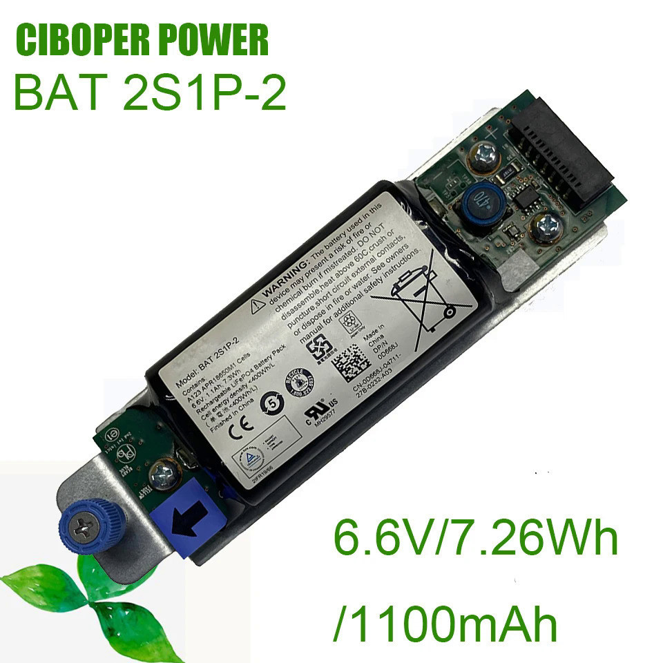 CP Original แบตเตอรี่ BAT-2S1P-2 0D668J 6.6V/7.26Wh สำหรับ MD3200 MD3200i MD3400I MD3600I MD3800F Ra