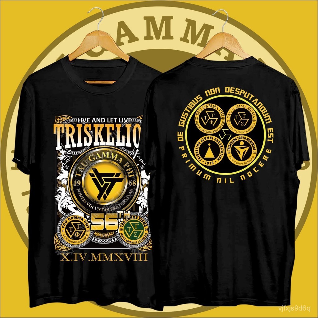 【COD】Teamitik Clothing v176 Triskelion 56th GRAND FRATERNITY 1968 taugammaphi Fraternity T-shirt FOR